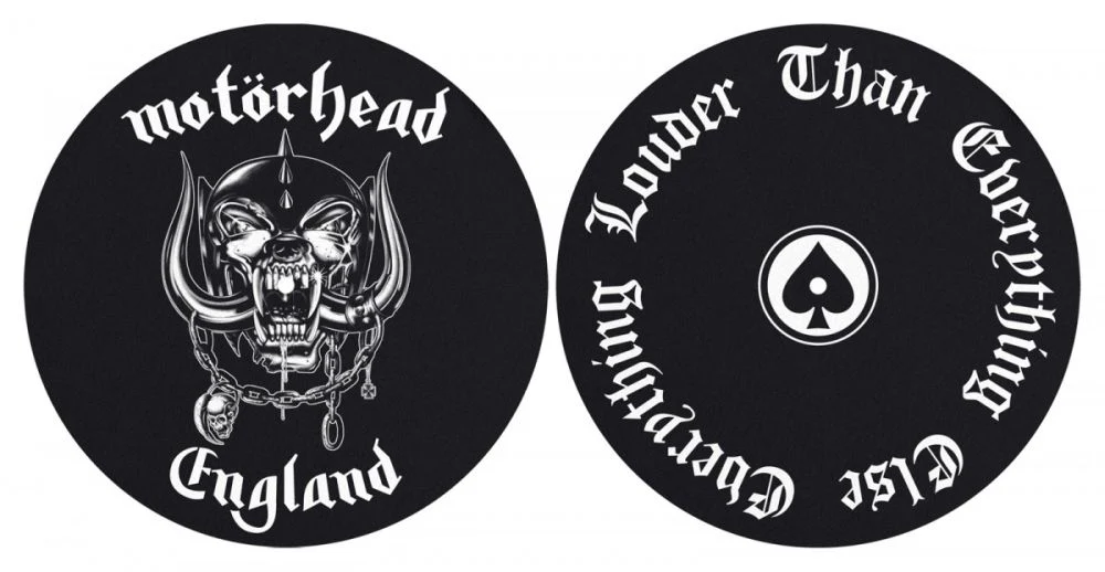 Motorhead - Turntable Slipmat Pair (England/Louder)