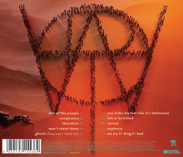 Muse - Will Of The People (2024 jewel case reissue) - CD - New - Image 2
