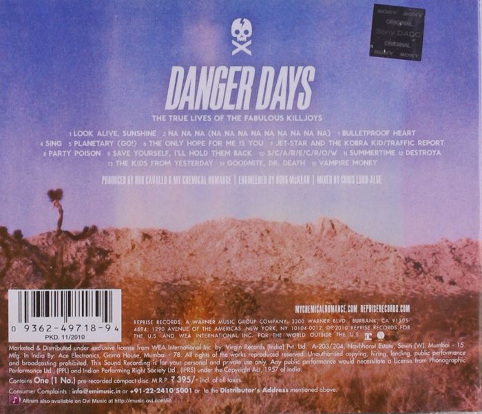 My Chemical Romance - Danger Days - The True Lives Of The Fabulous Killjoys - CD - New - Image 2