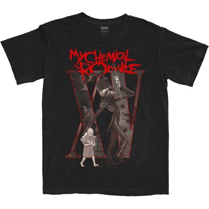 My Chemical Romance - XV Black Parade Black Shirt - 100% Official Merchandise