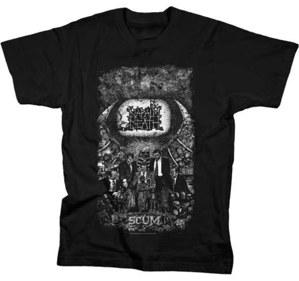 Napalm Death - Scum Vintage Black Shirt - 100% Official Merchandise