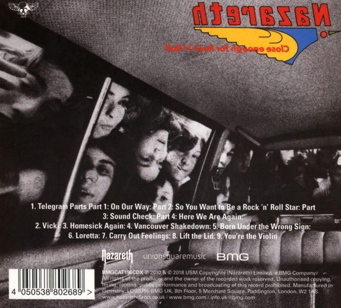 Nazareth - Close Enough For Rock 'N' Roll (2022 digipak reissue) - CD - New - Image 2