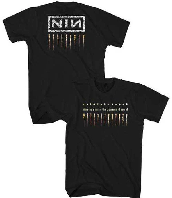 Nine Inch Nails - Downward Spiral Black Shirt - 100% Official Merchandise