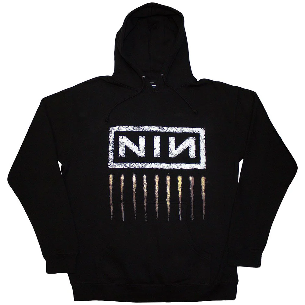 Nine Inch Nails - Pullover Black Hoodie (Downward Spiral) - 100% Official Merchandise