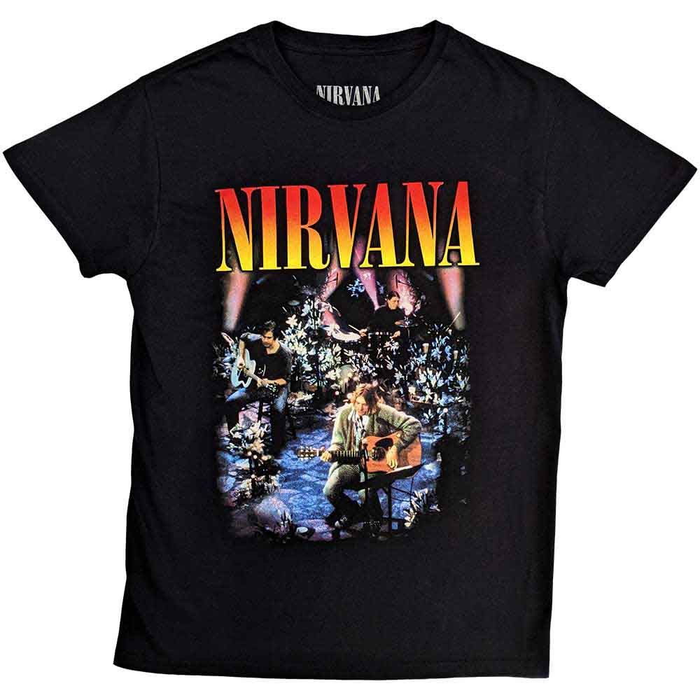 Nirvana - Unplugged Black Shirt - 100% Official Merchandise