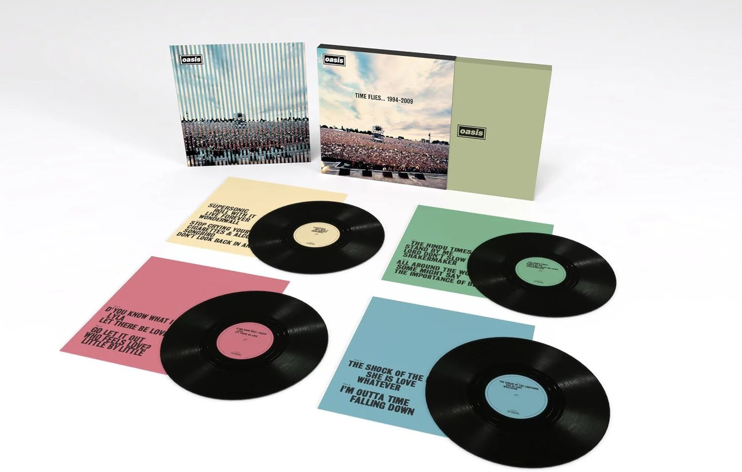 Oasis - Time Flies... 1994-2009 (2025 4LP remastered box set reissue) - Vinyl - New