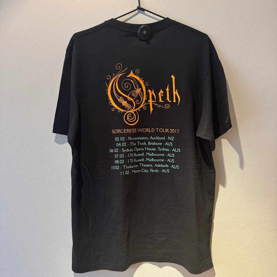Opeth - Sorceress 2017 Aust. Tour Black Shirt - 100% Official Merchandise - Image 2