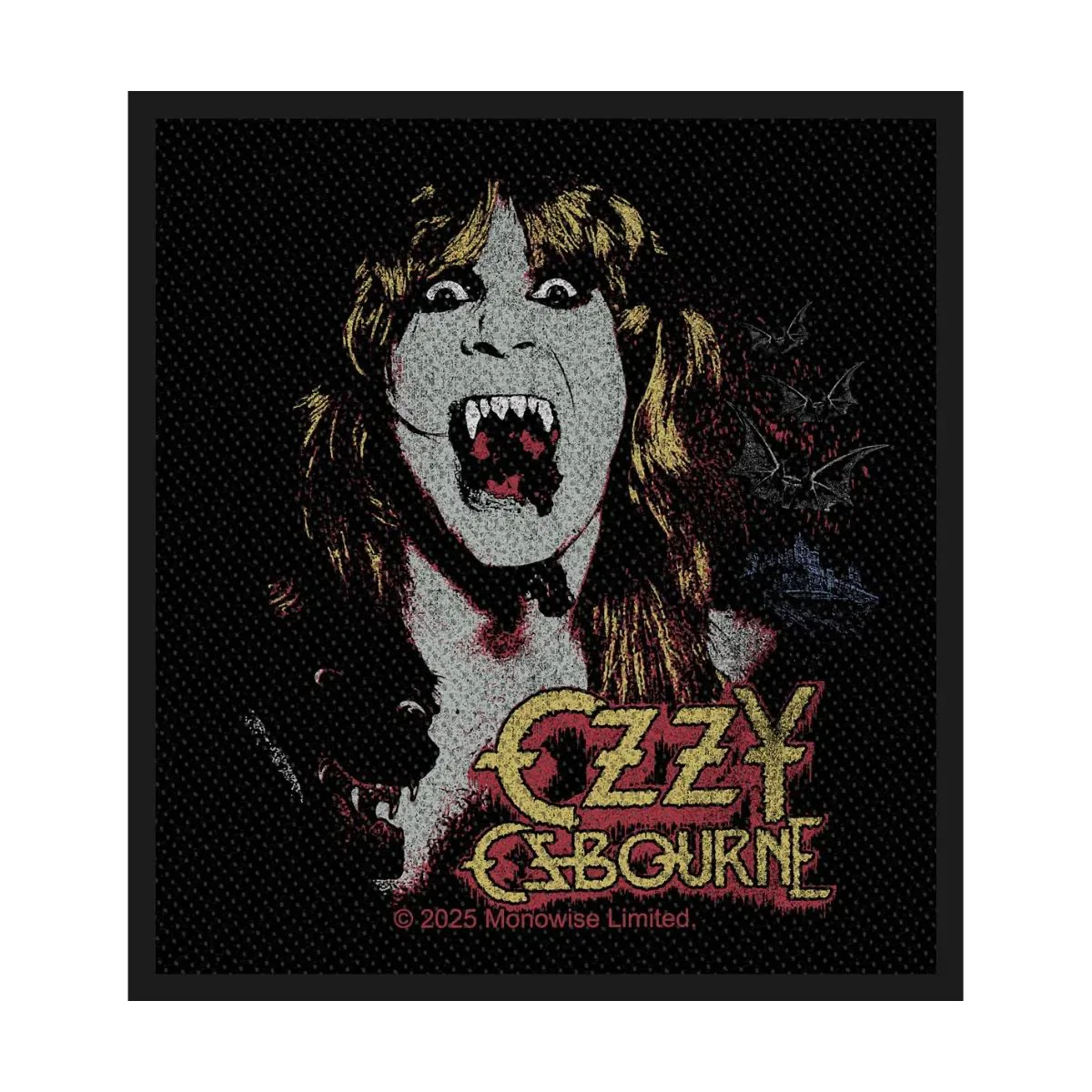 Osbourne, Ozzy - Fangs (90mm x 95mm) Sew-On Patch