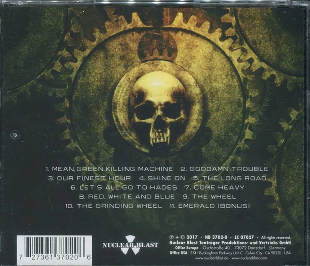 Overkill - Grinding Wheel, The (U.S. digi. w. bonus track) - CD - New - Image 2