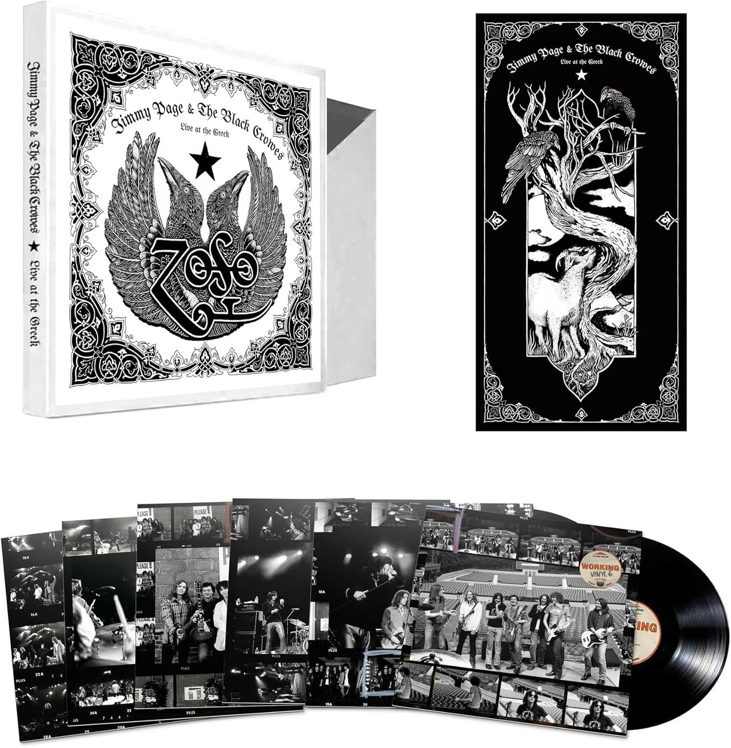 Page, Jimmy & The Black Crowes - Live At The Greek (2025 25th Anniversary 180g 6LP Box Set reissue) - Vinyl - New