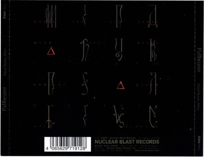 Pallbearer - Mind Burns Alive - CD - New - Image 2
