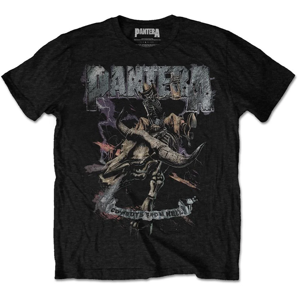 Pantera - Vintage Rider CFH Black Shirt - 100% Official Merchandise