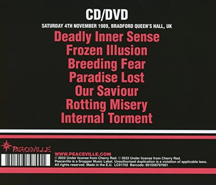 Paradise Lost - Live Death (2022 CD/DVD reissue) - CD - New - Image 2