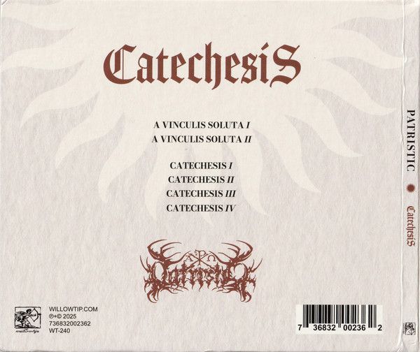Patristic - Catechesis - CD - New - Image 2