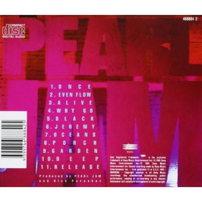 Pearl Jam - Ten (2018 reissue) - CD - New - Image 2