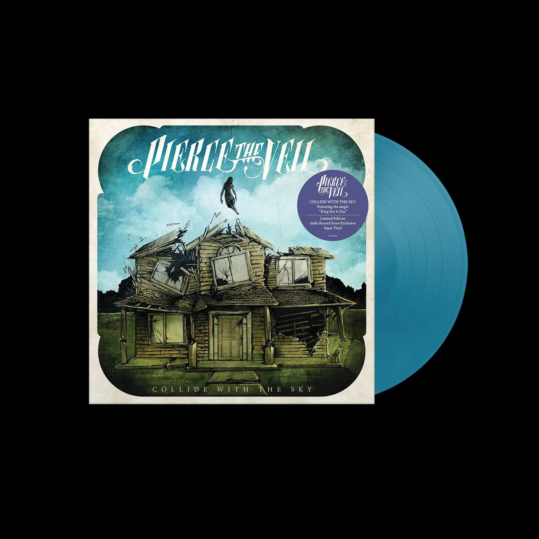 Pierce The Veil - Collide With The Sky (2023 Ltd. Ed. U.S. Indie Exclusive Aqua vinyl reissue) - Vinyl - New