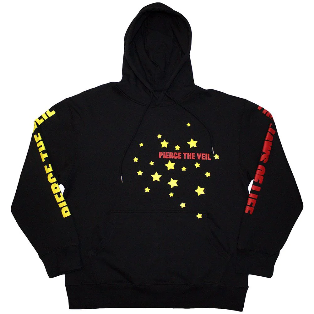 Pierce The Veil - Pullover Black Hoodie (Jaws Of Life) - 100% Official Merchandise