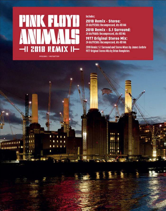 Pink Floyd - Animals: 2018 Remix (2022 Blu-Ray Audio remixed reissue) (RA/B/C) - Blu-Ray - Music