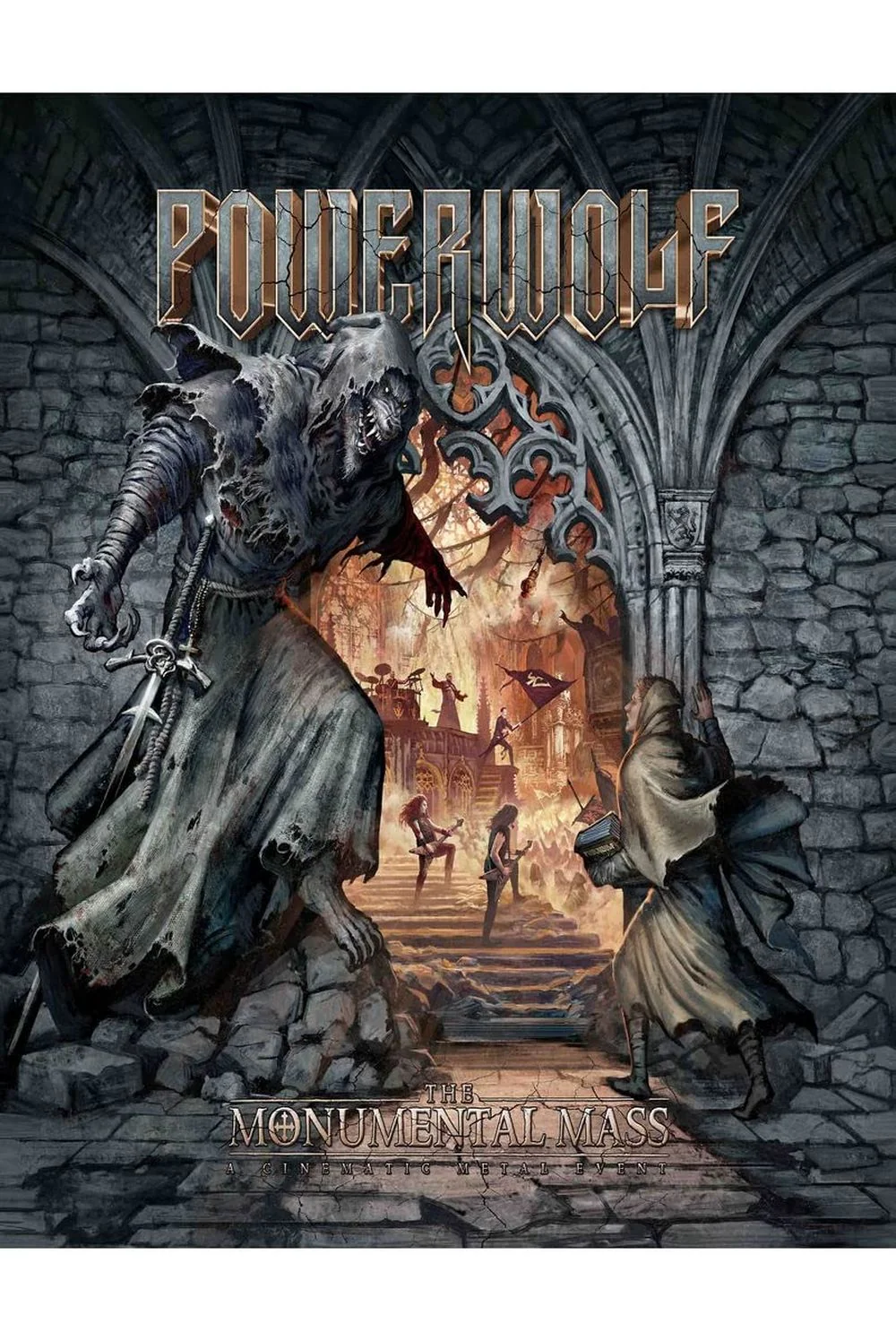 Powerwolf - Monumental Mass, The: A Cinematic Metal Event (DVD/Blu-Ray mediabook) (R0/RA/B/C) - DVD - Music