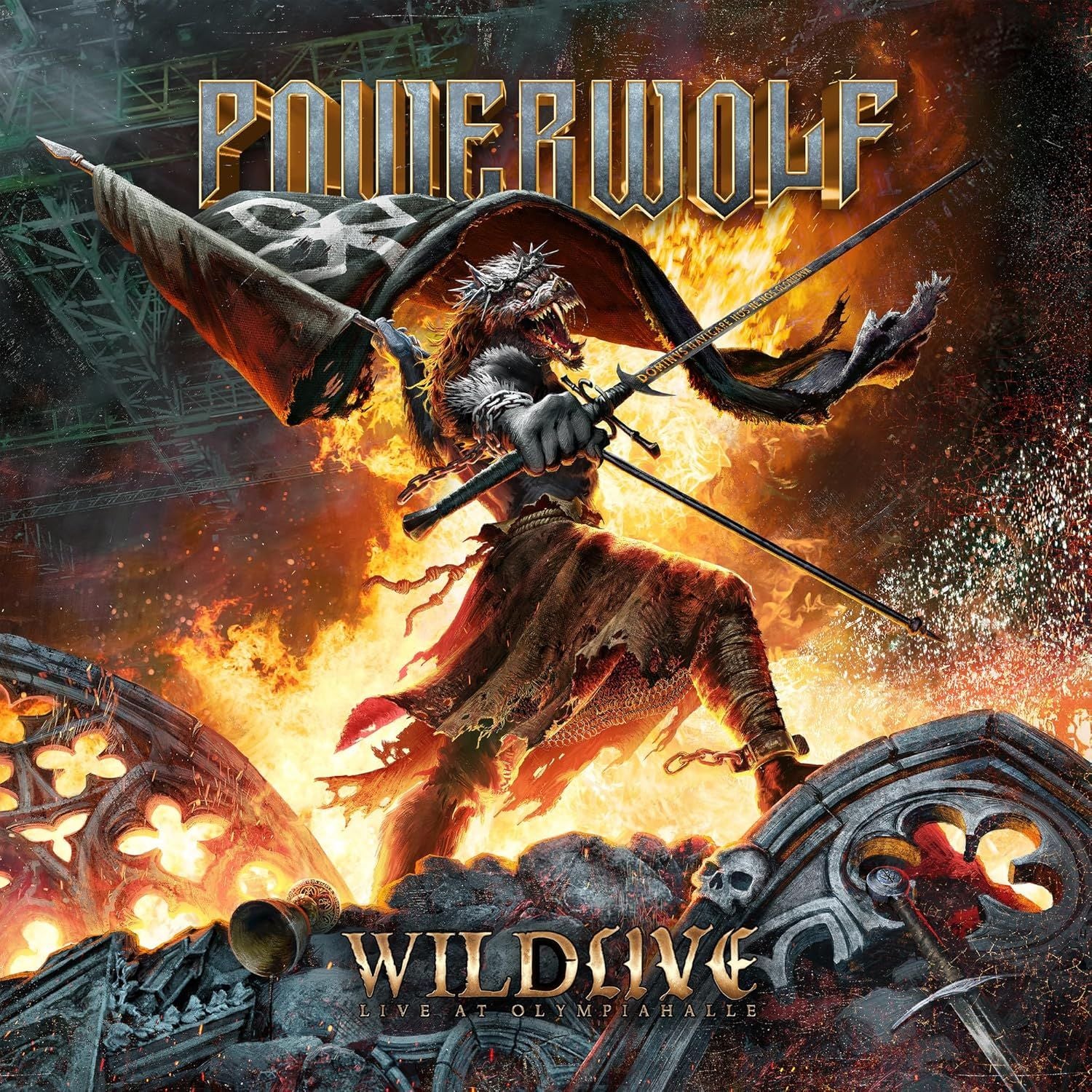 Powerwolf - Wildlive: Live At Olympiahalle (2LP gatefold) - Vinyl - New