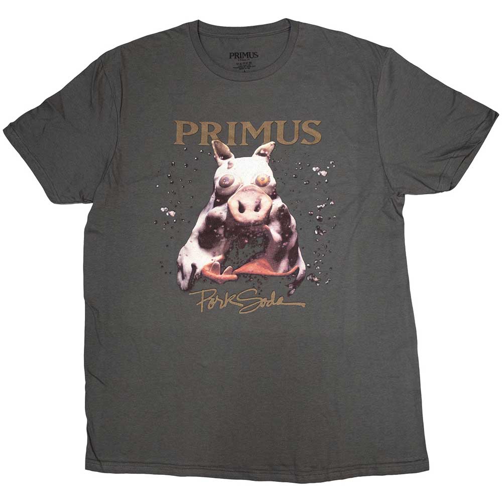 Primus - Pork Soda Grey Shirt - 100% Official Merchandise
