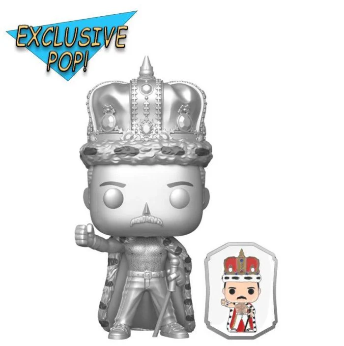 Queen - Freddie Mercury King US Exclusive Pop! with pin