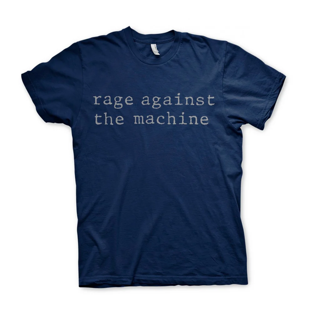 Rage Against The Machine - Original Logo Navy Shirt - 100% Official Merchandise