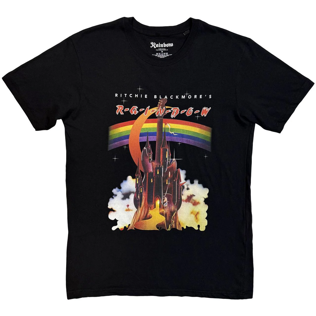 Rainbow - Ritchie Blackmore's Rainbow Black Shirt - 100% Official Merchandise