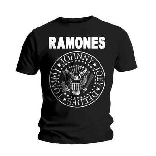 Ramones - Presidential Seal Black Shirt - 100% Official Merchandise