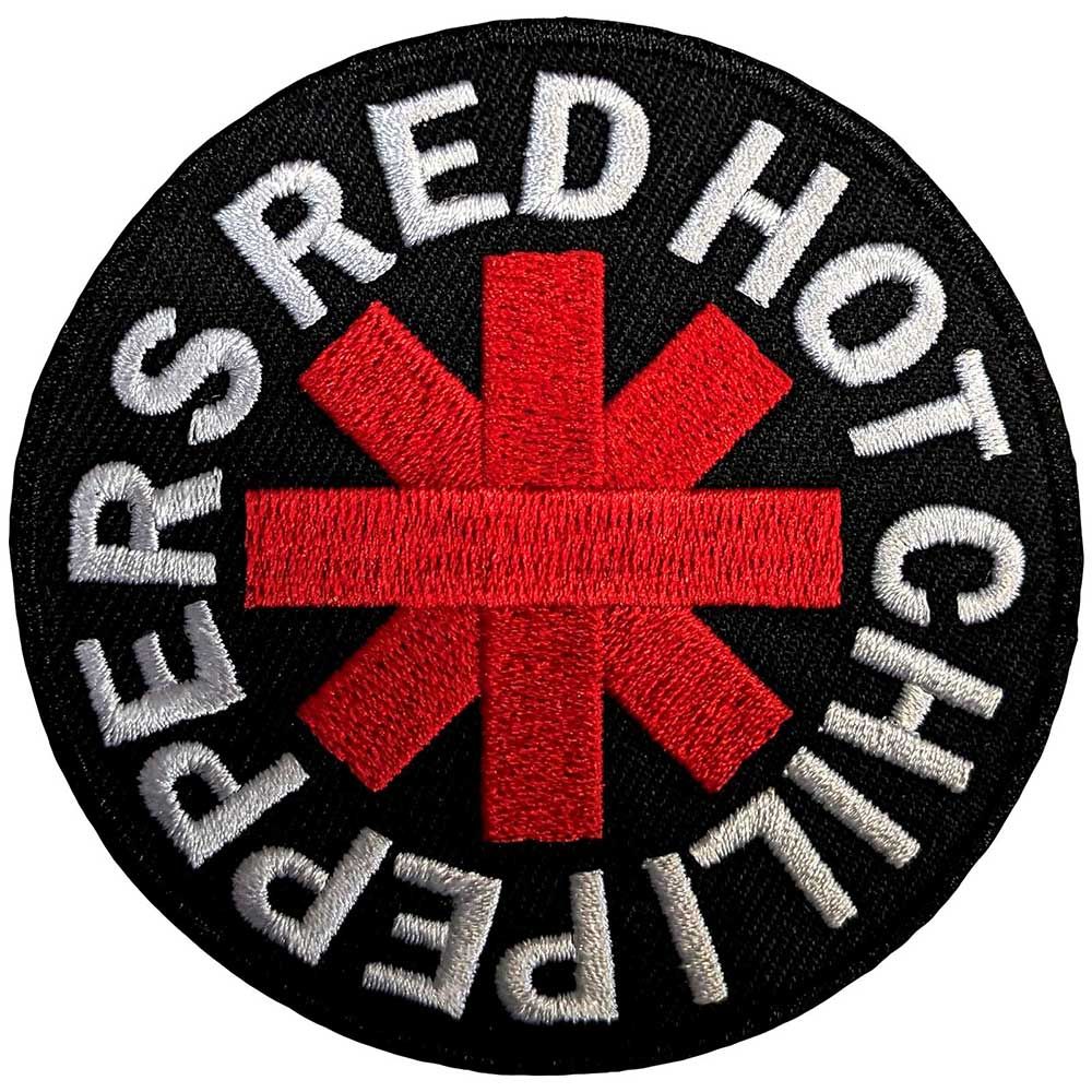 Red Hot Chili Peppers - Asterisk Red On Black Sew-On Patch
