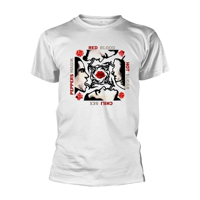 Red Hot Chili Peppers - Blood Sugar Sex Magik White Shirt - 100% Official Merchandise