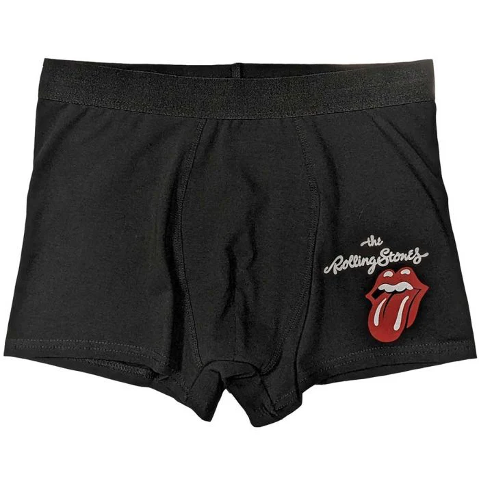 Rolling Stones - Tongue Black Cotton Undies