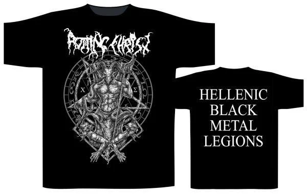Rotting Christ - Hellenic Black Metal Legions Black Shirt - 100% Official Merchandise