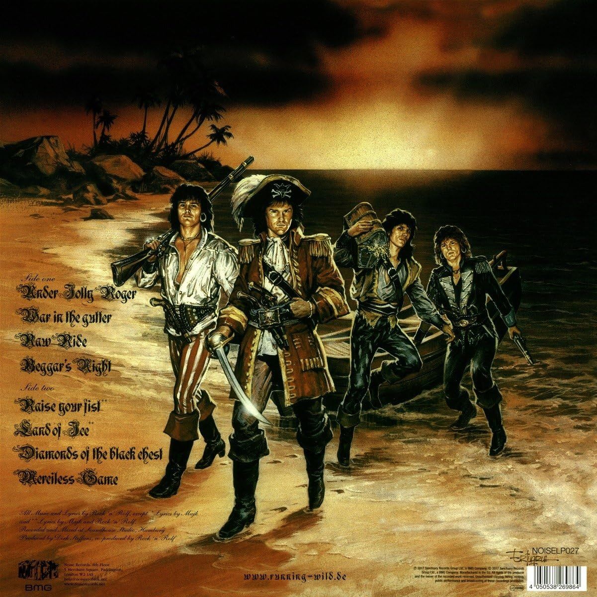 Running Wild - Under Jolly Roger - Vinyl - New - Image 2