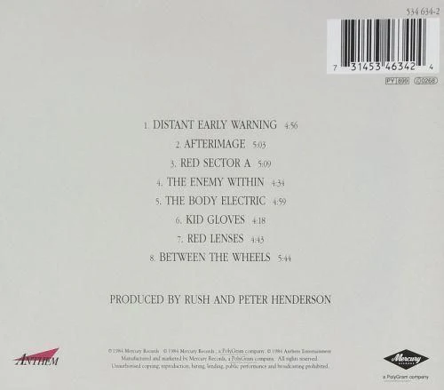 Rush - Grace Under Pressure - CD - New - Image 2