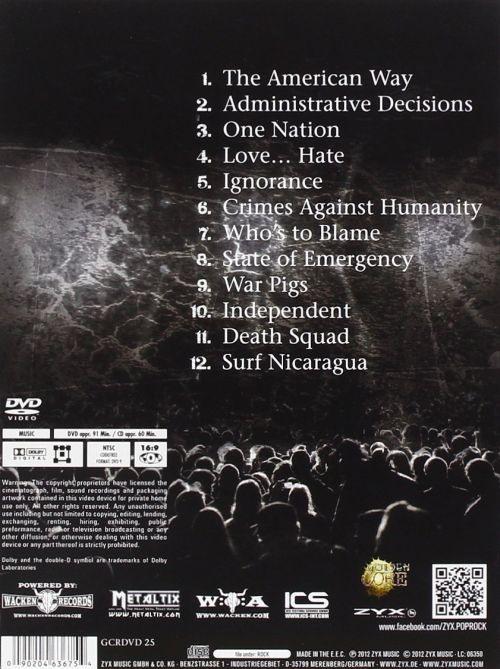 Sacred Reich - Live At Wacken (Deluxe Ed. DVD/CD) (R0) - DVD - Music - Image 2