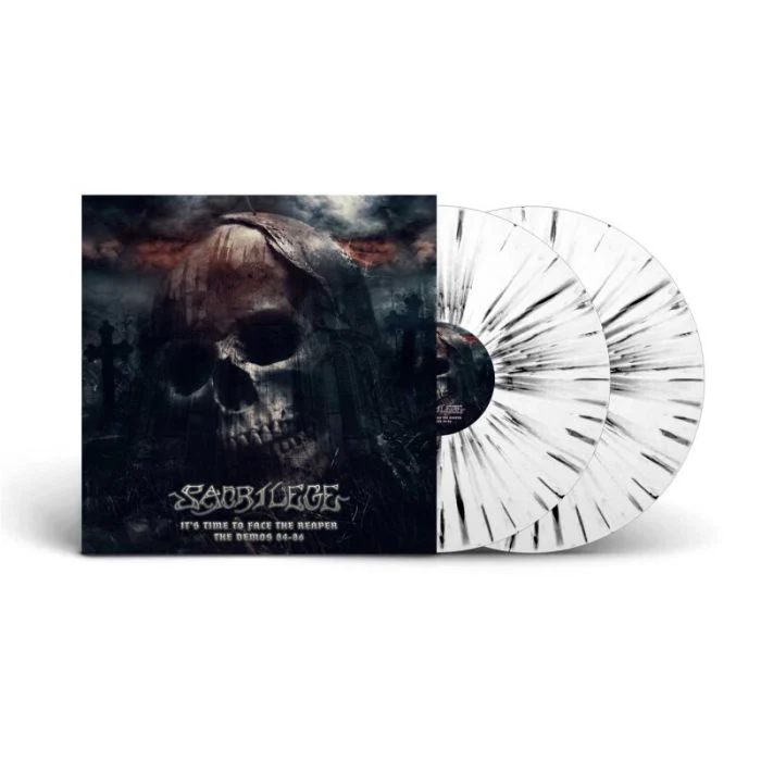 Sacrilege - It's Time To Face The Reaper: The Demos 84-86 (Ltd. Ed. 2LP White/Black Splatter vinyl gatefold) - Vinyl - New