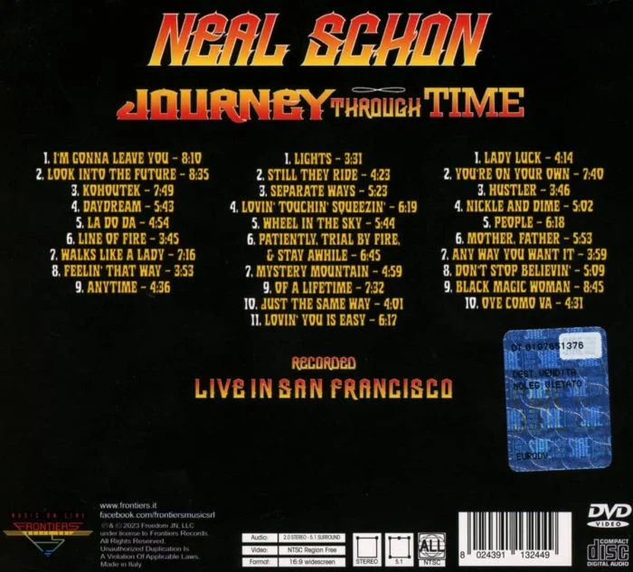 Schon, Neal - Journey Through Time (3CD/DVD) (R0) - CD - New - Image 2