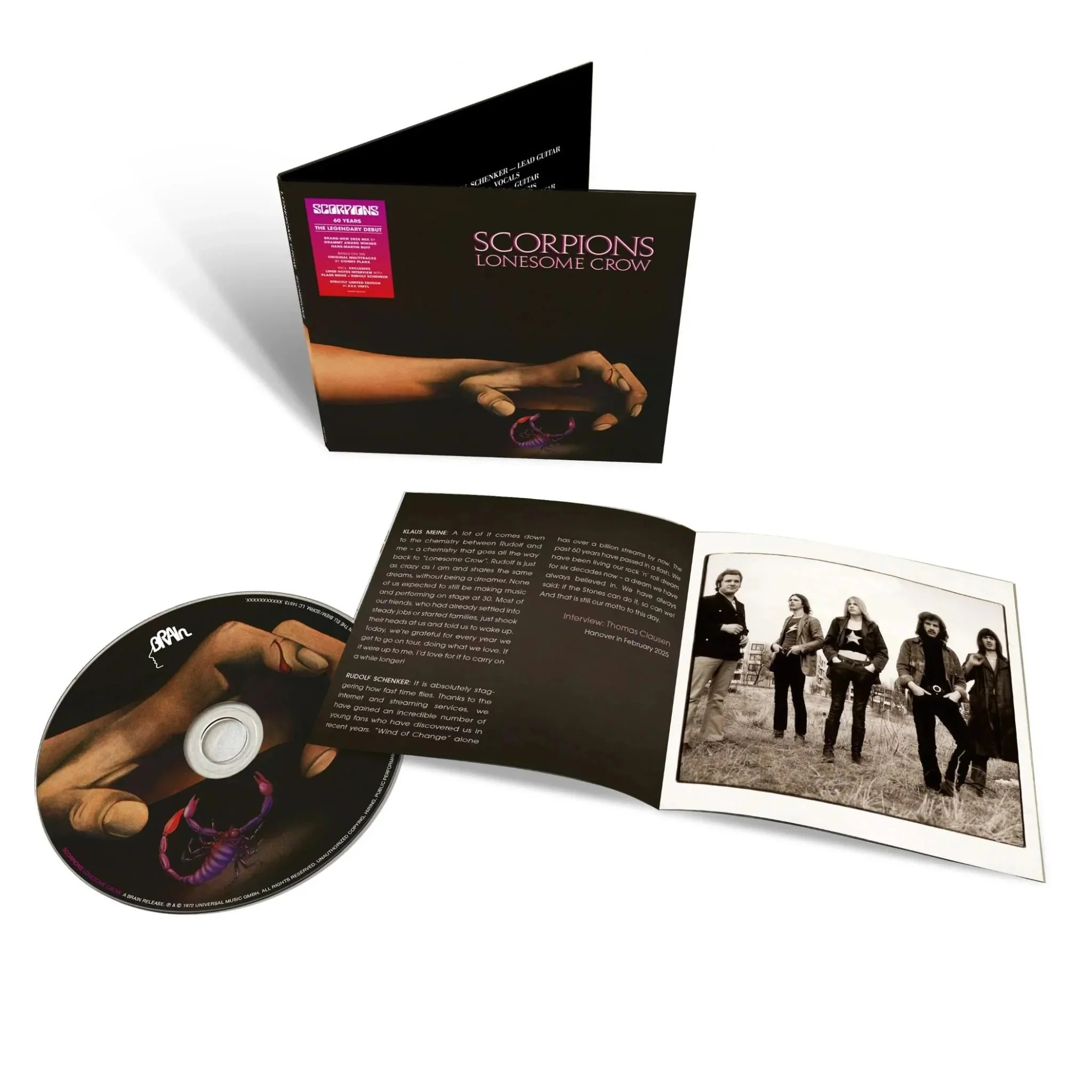 Scorpions - Lonesome Crow (2026 remixed reissue) - CD - New