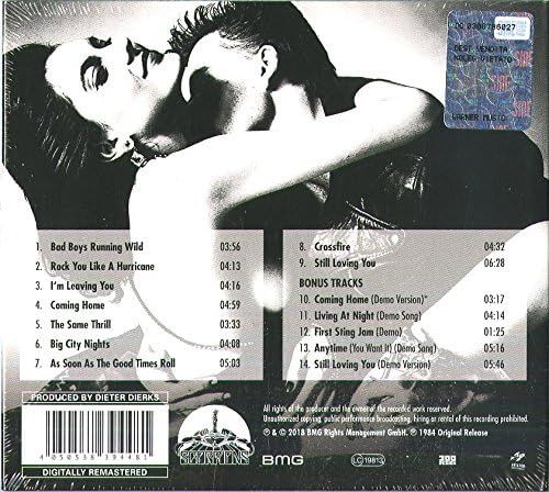 Scorpions - Love At First Sting (2018 remastered digipak reissue with 5 bonus tracks) - CD - New - Image 2