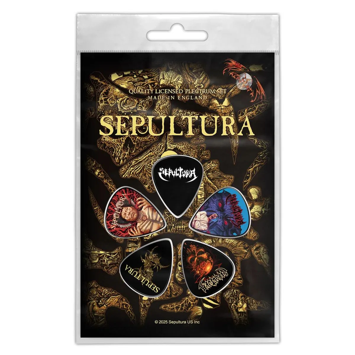 Sepultura - 5 x Guitar Picks Plectrum Pack (Discography)