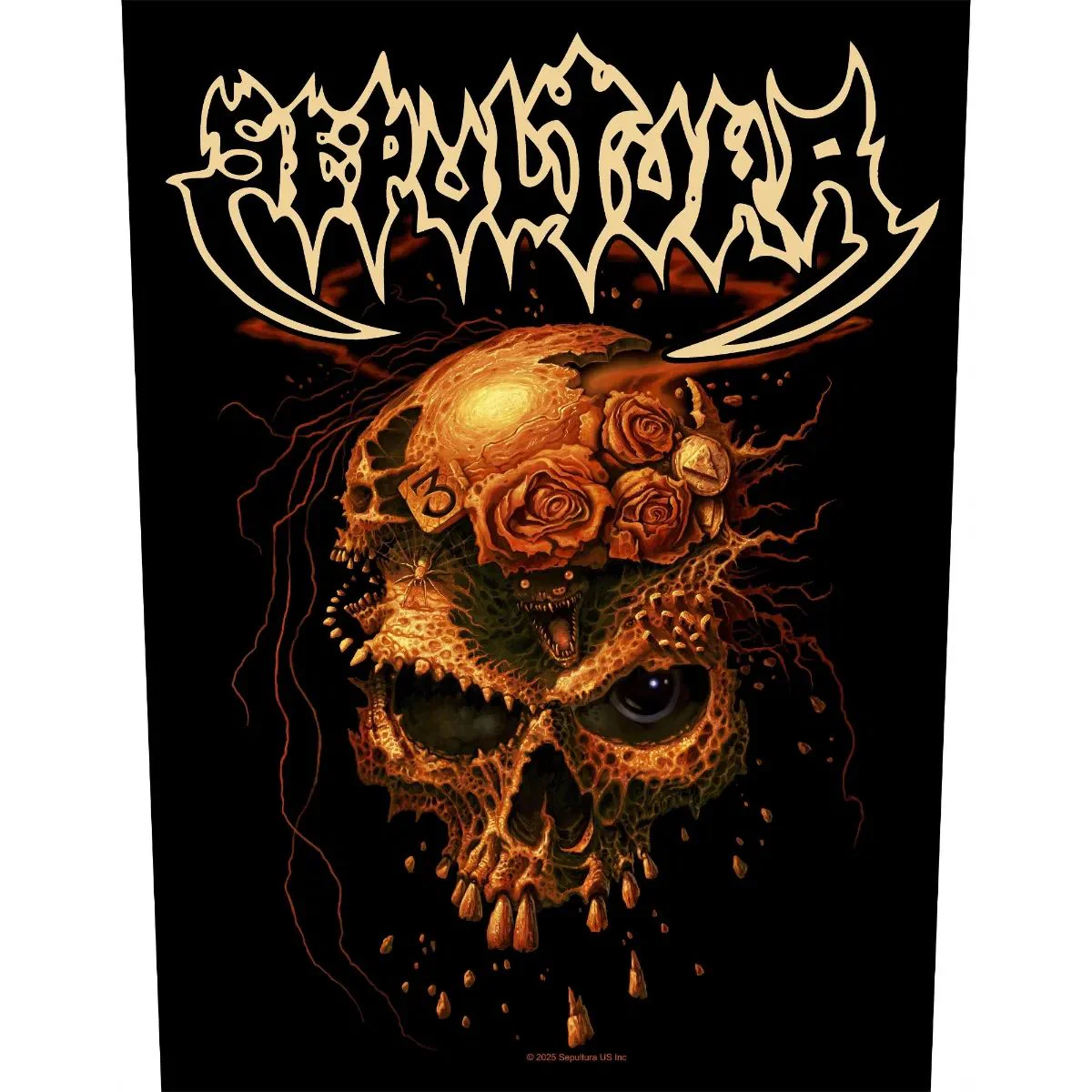 Sepultura - Beneath The Remains - Sew-On Back Patch (295mm x 265mm x 355mm)