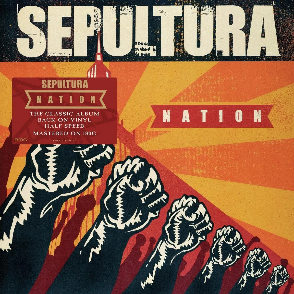 Sepultura - Nation (2022 180g 2LP half-speed mastered gatefold reissue) - Vinyl - New