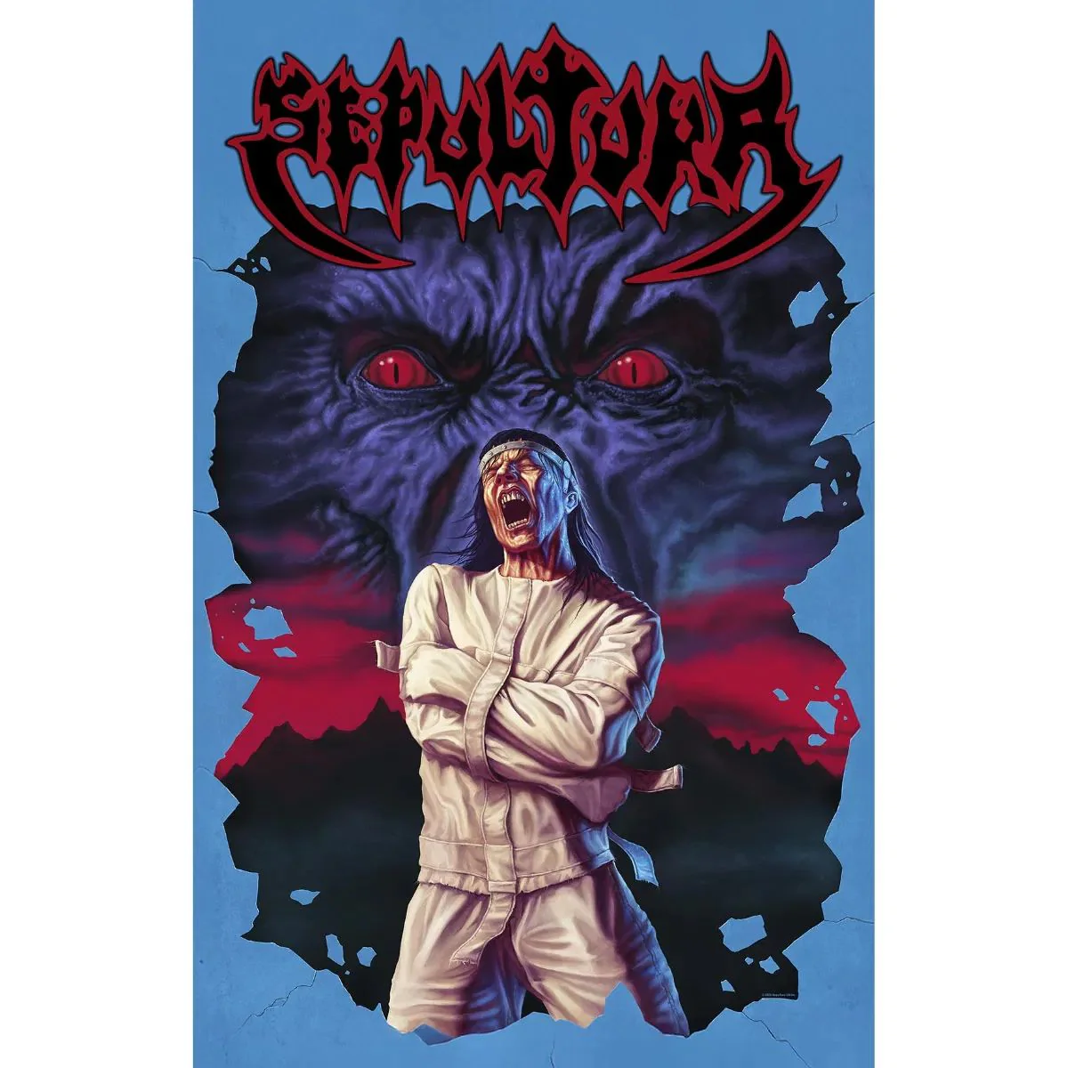 Sepultura - Premium Textile Poster Flag (Schizophrenia) 104cm x 66cm