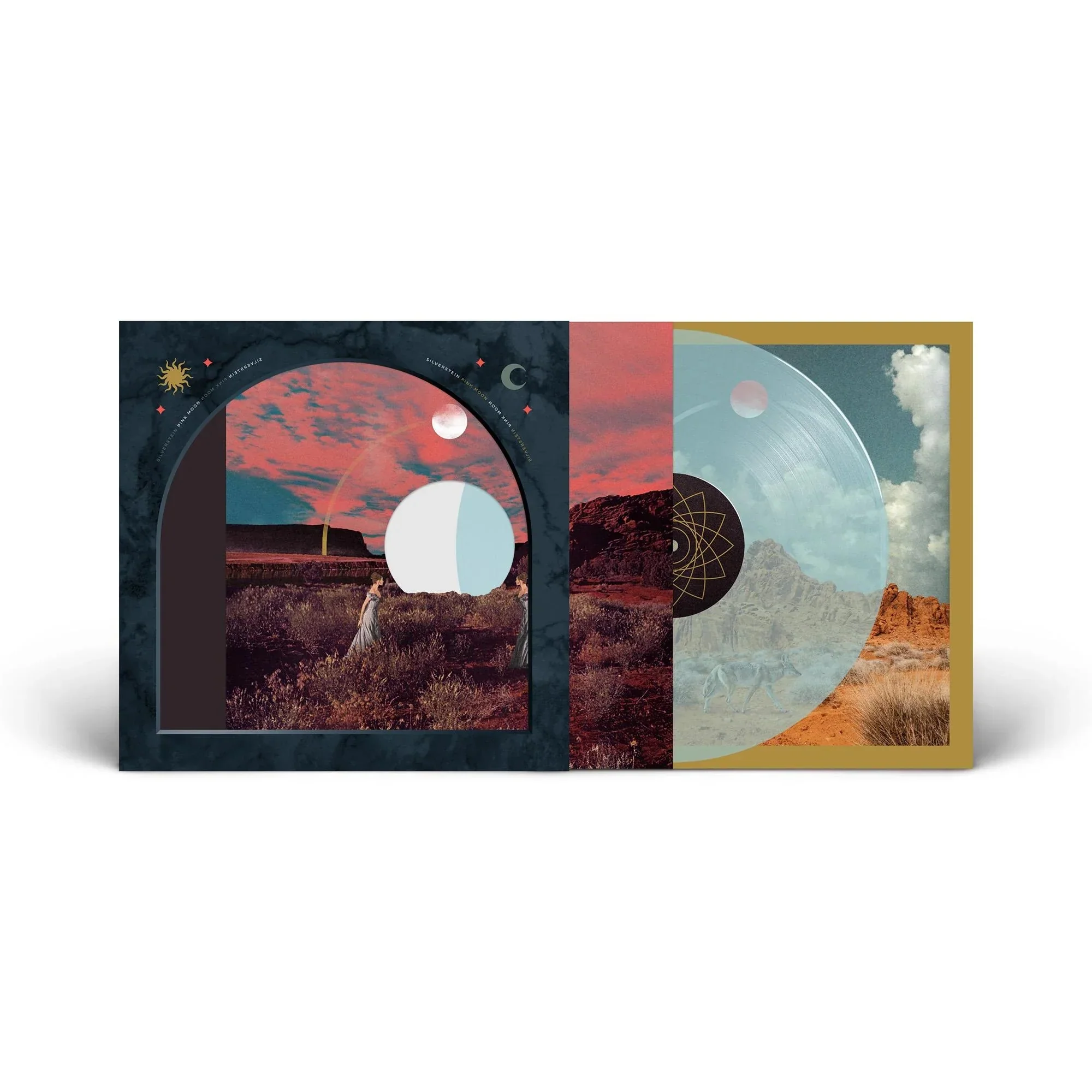 Silverstein - Pink Moon (Negative Space Transparent Ice Blue vinyl) - Vinyl - New