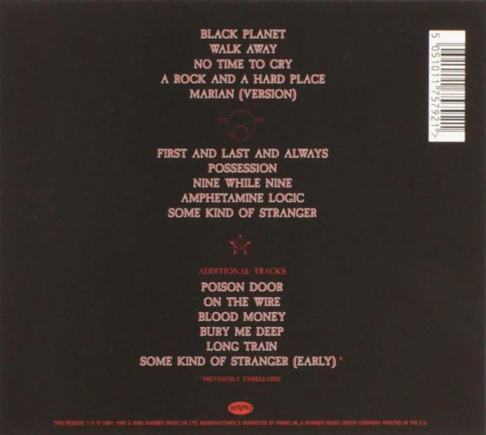 Sisters Of Mercy - First And Last And Always (2006 reissue with 6 bonus tracks) - CD - New - Image 2