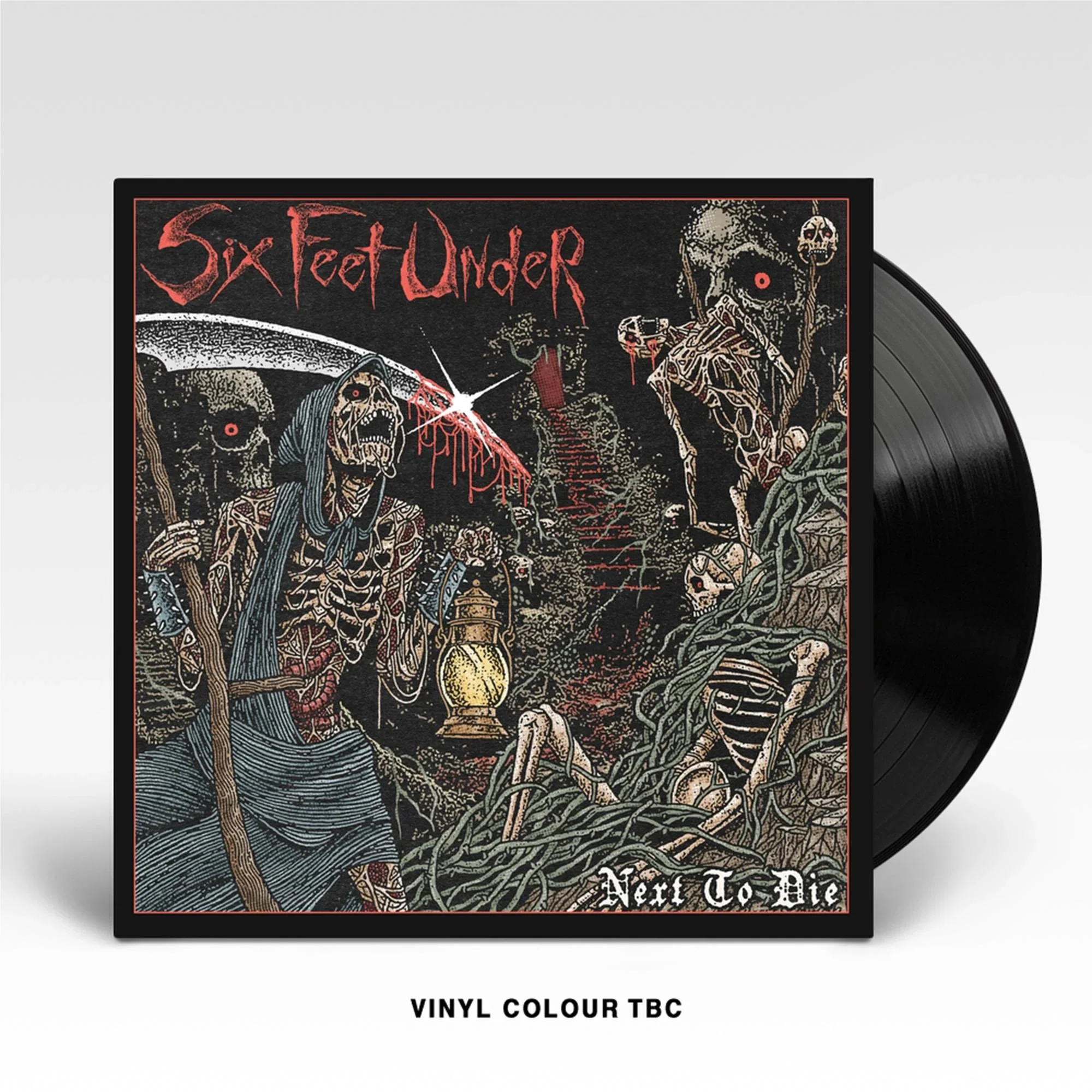 Six Feet Under - Next To Die (Red/Black Smoke vinyl) - Vinyl - New