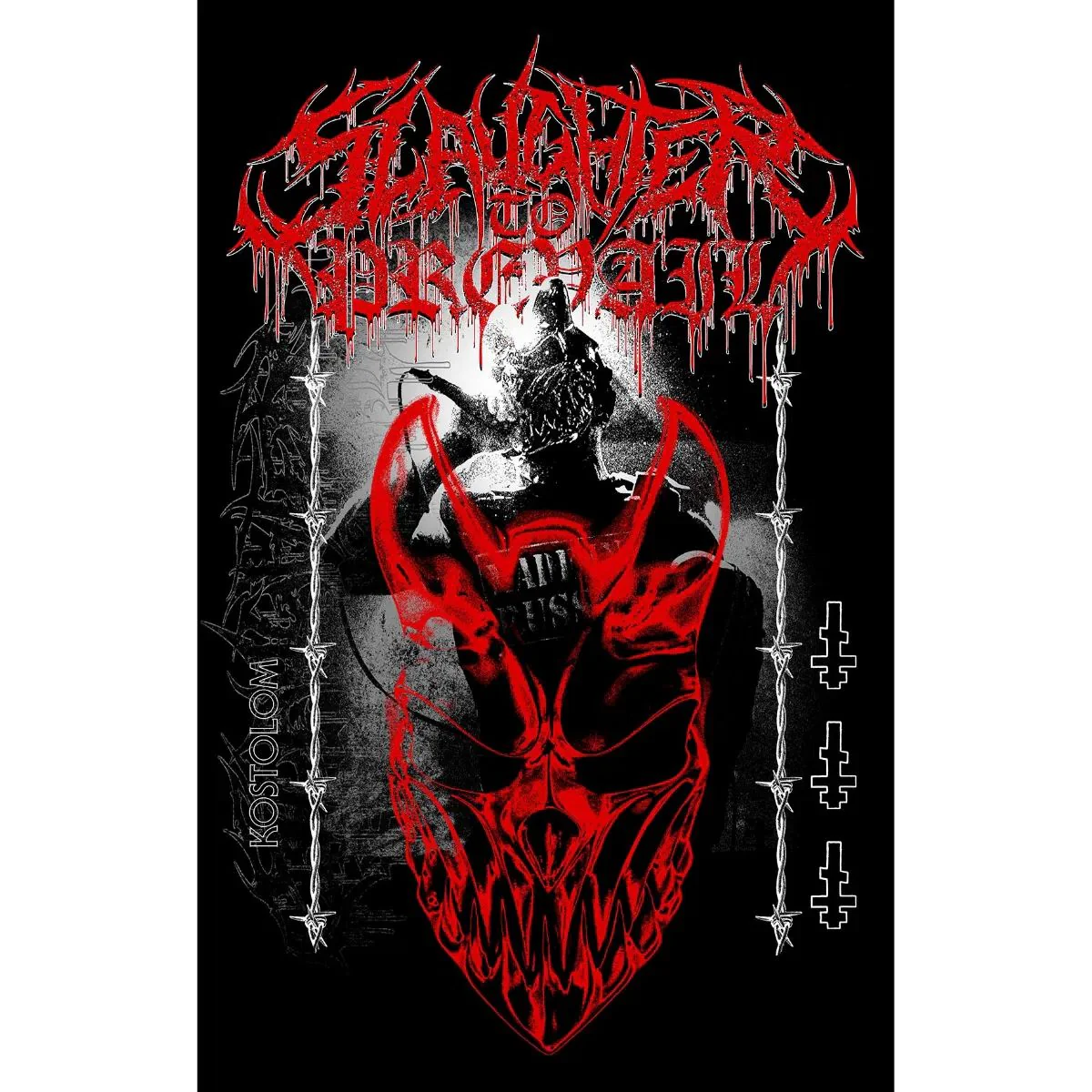 Slaughter To Prevail - Premium Textile Poster Flag (Demolisher) 104cm x 66cm