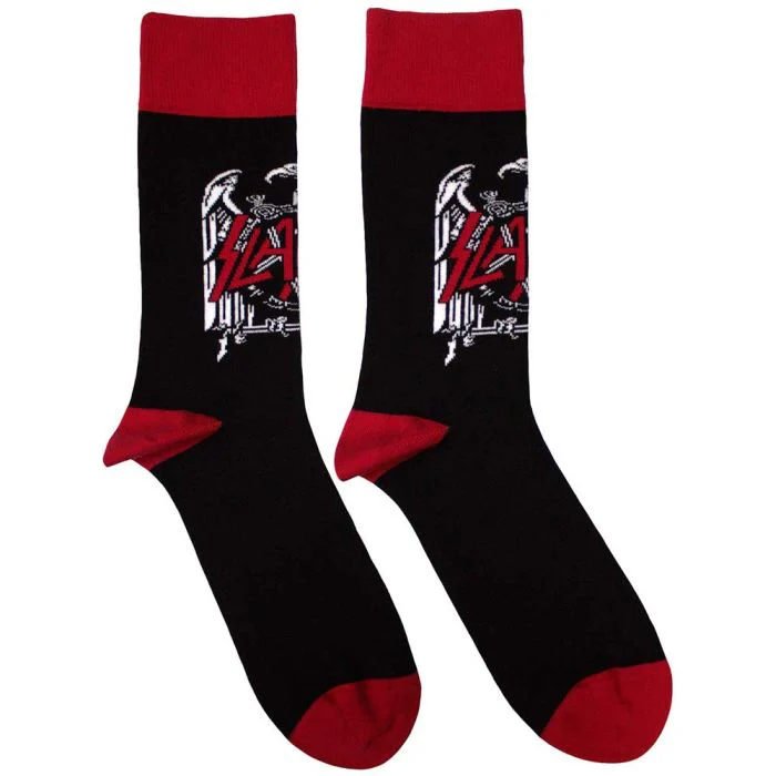 Slayer - Black Crew Socks (Fits Sizes 7 to 11) - Eagle - Image 2