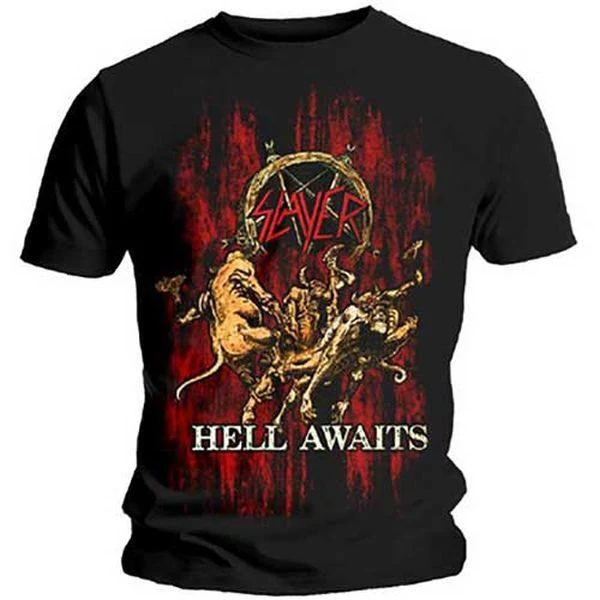 Slayer - Hell Awaits Black Shirt - 100% Official Merchandise